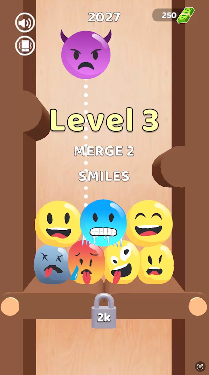 Emoji Blitz: Merge Puzzle Game Tangkapan skrin 0