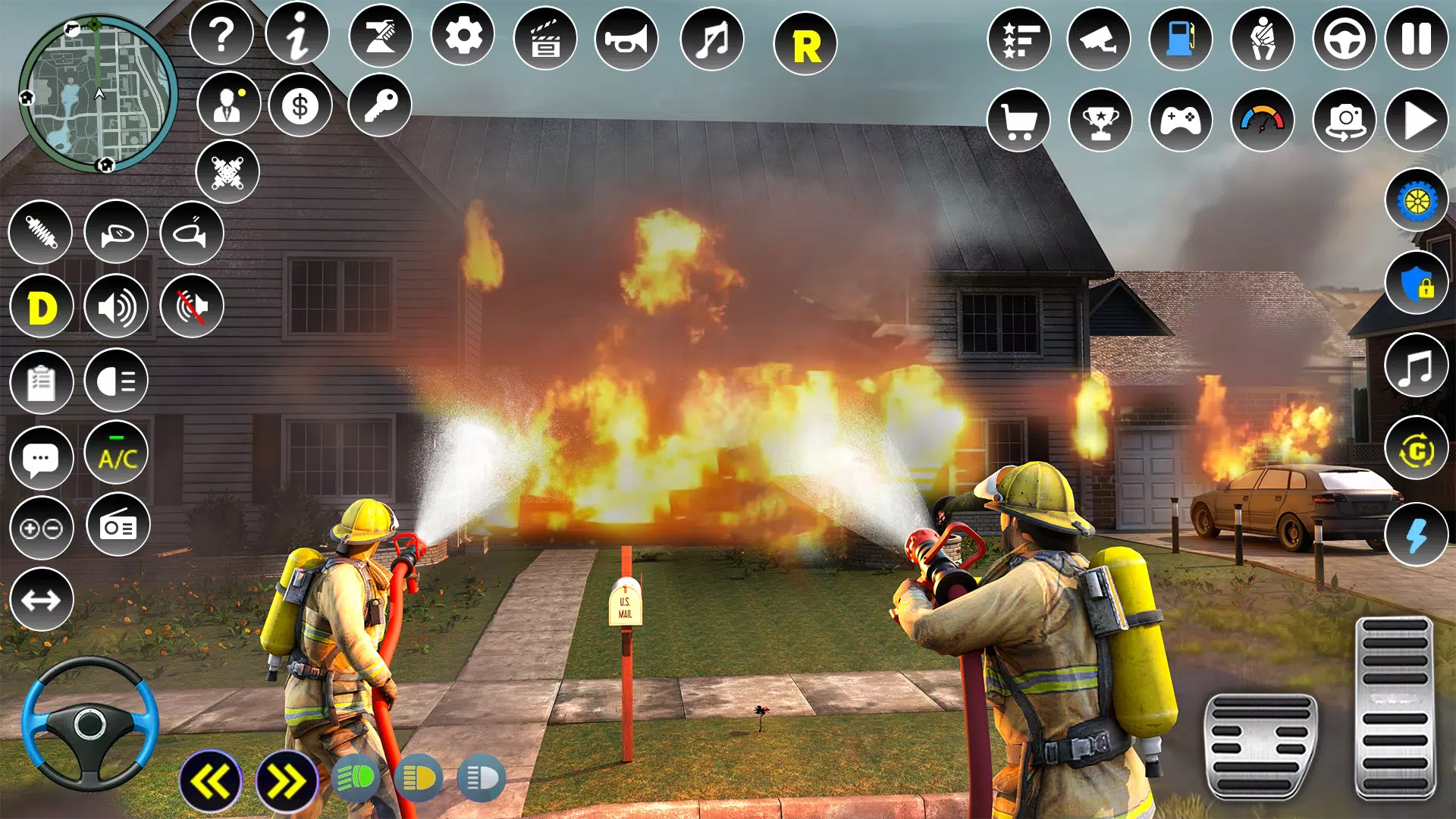 Firefighter :Fire Brigade Game ဖန်သားပြင်ဓာတ်ပုံ 0