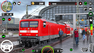 Euro Train Driver Train Games Screenshot 1