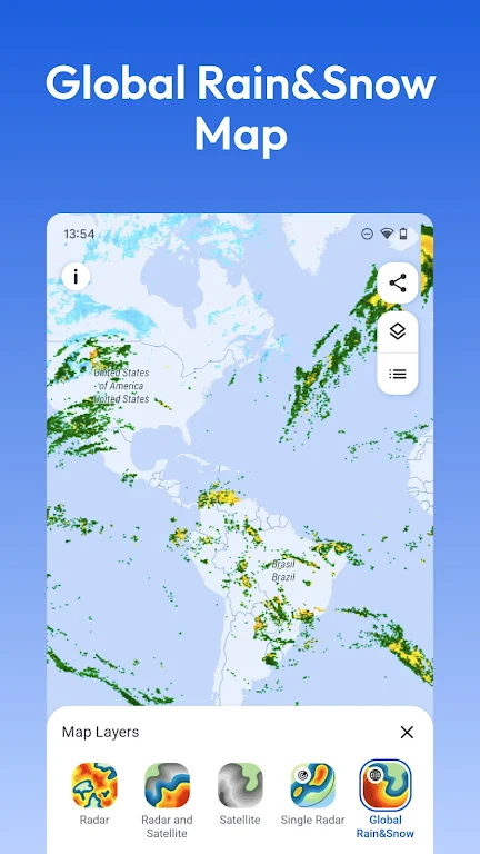 Weather Radar RainViewer 螢幕截圖 2