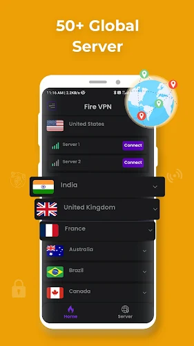 Fire VPN - Vpn Proxy Browser应用截图第1张