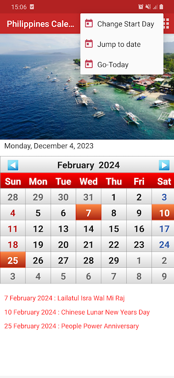 Philippines Calendar 2024 螢幕截圖 0