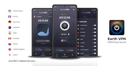 Earth VPN - VPN Proxy Server Schermafbeelding 0