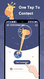 Cute Speed VPN Ekran Görüntüsü 1