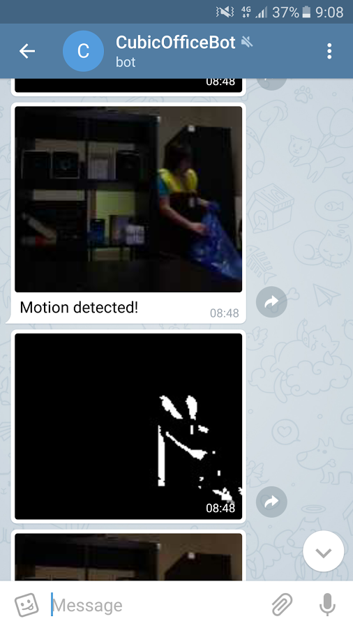 Telephoto - CCTV via Telegram Tangkapan skrin 1