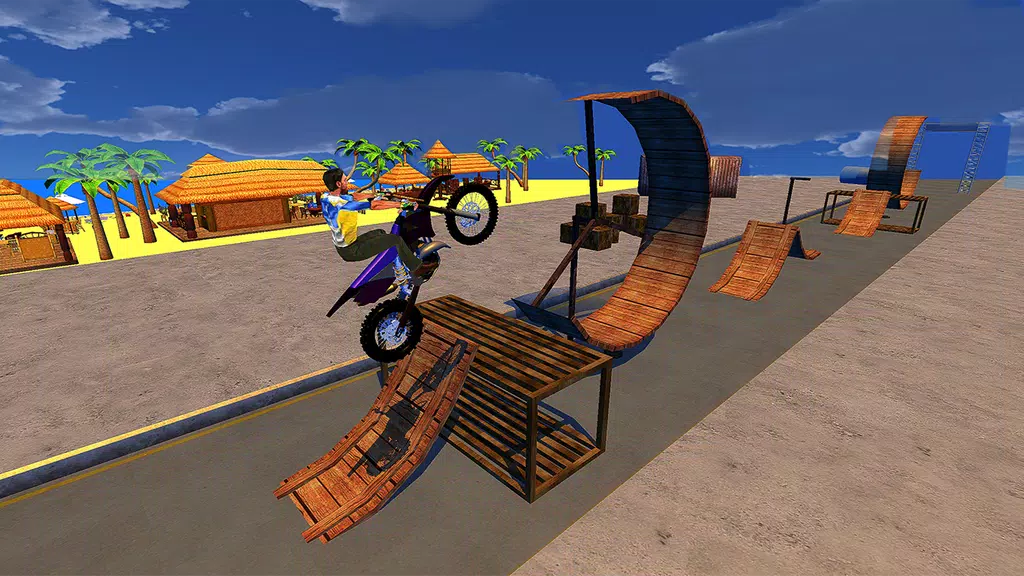 Racing Bike Stunts & Ramp Riding Schermafbeelding 1