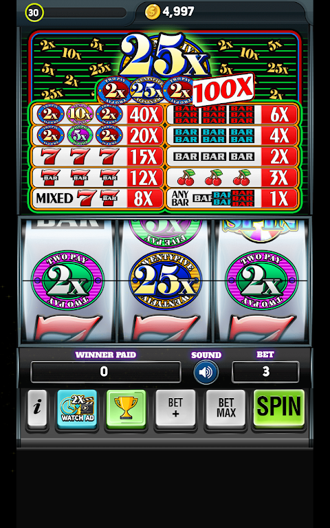 Diamond Triple - Vegas Slots Machines 螢幕截圖 3