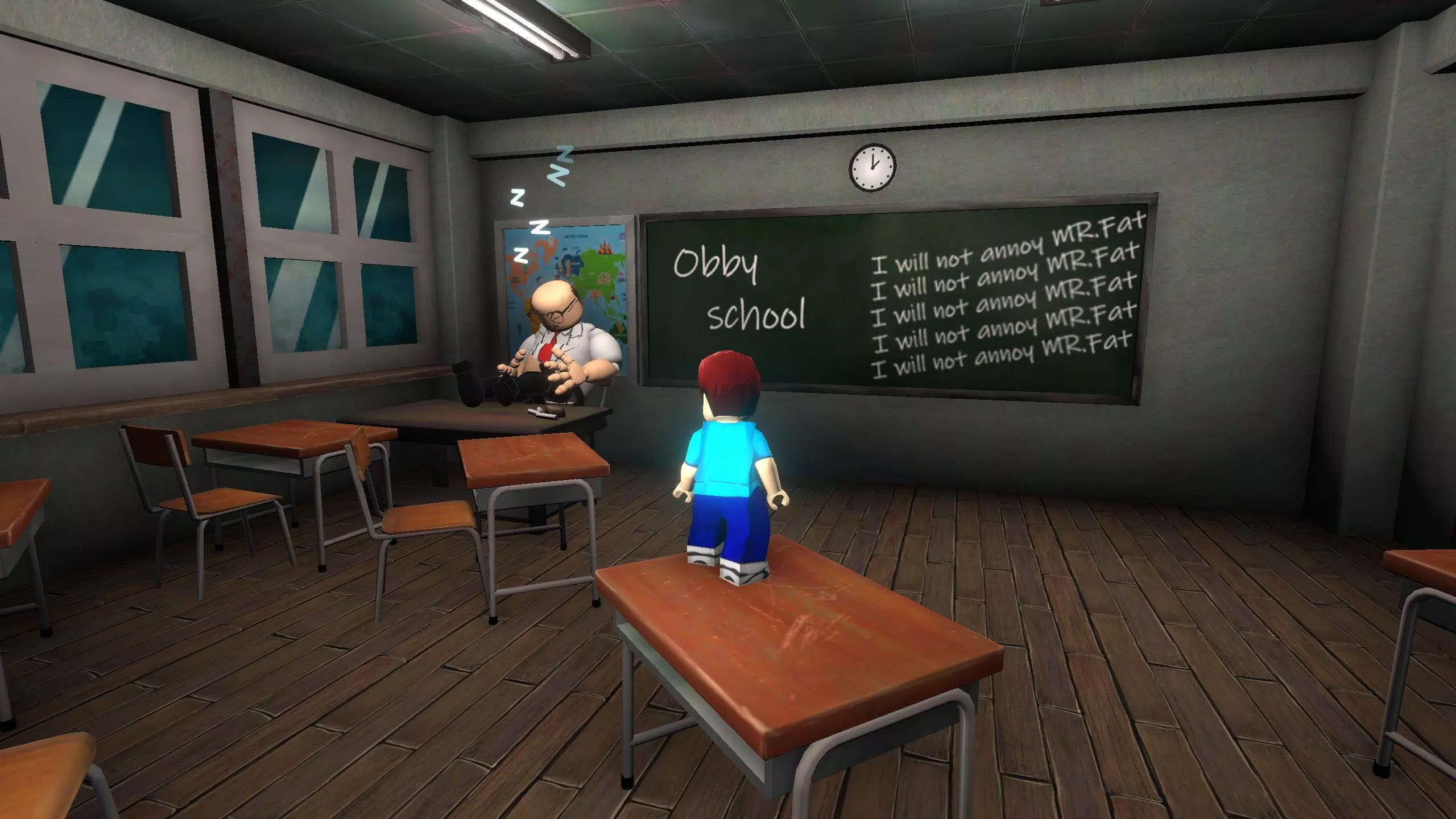 School Break: Obby Escape Schermafbeelding 0