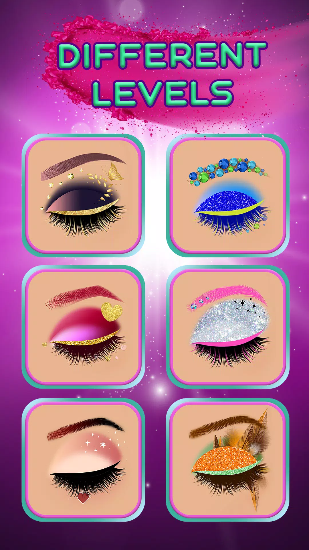 Eye makeup for girls Zrzut ekranu 1