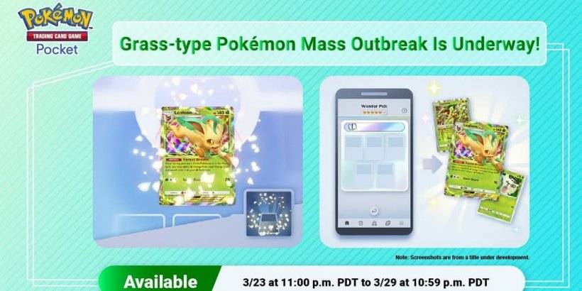 New Grass-Type Mass Outbreak Hits Pokémon TCG Pocket