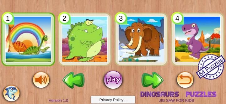 Jeux de Dinosaures pour Enfant Screenshot 0