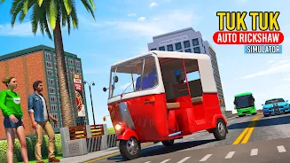 Tuk Tuk Auto Driving Games ภาพหน้าจอ 1