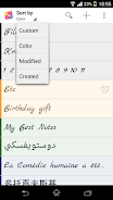 Notas de color Screenshot 3