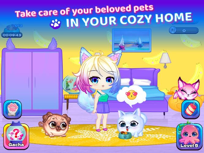 Fluffy Pets World Color Lines Ekran Görüntüsü 2