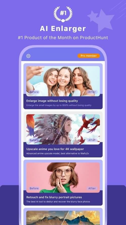 AI Enlarger: for Photo & Anime应用截图第0张