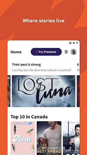 Wattpad - Read & Write Stories Screenshot 0