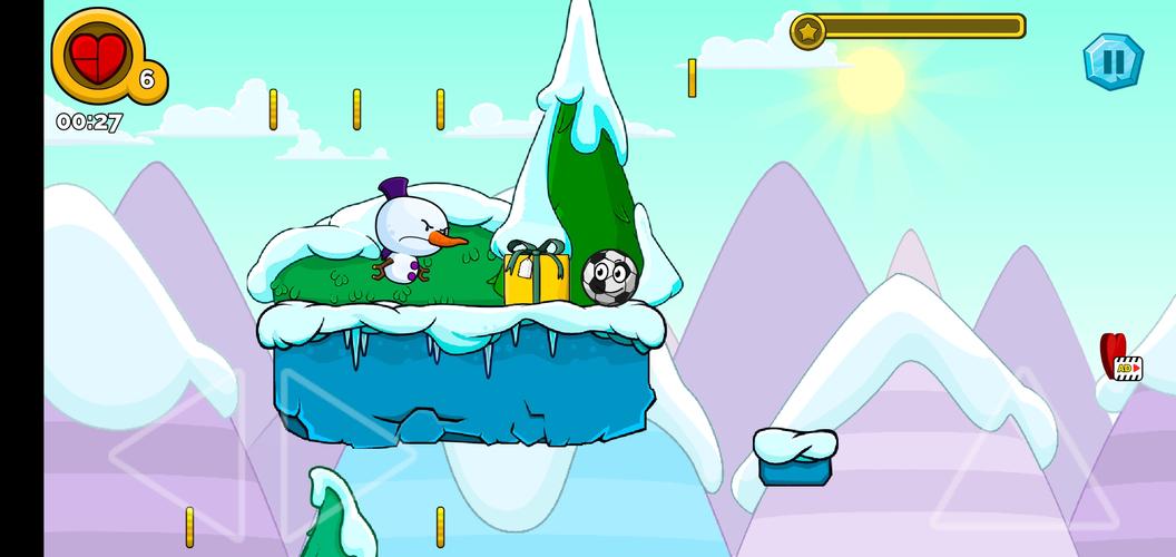 Runner ball 3: winter game 螢幕截圖 2