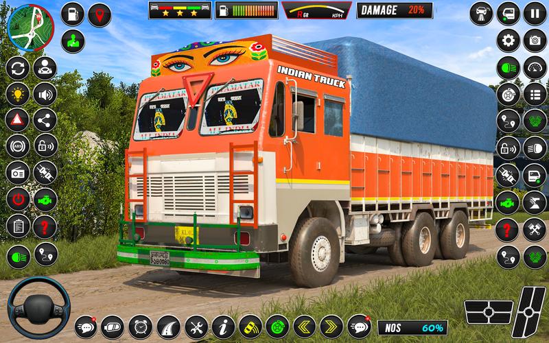 Indian Truck Game 3d Truck sim 螢幕截圖 2
