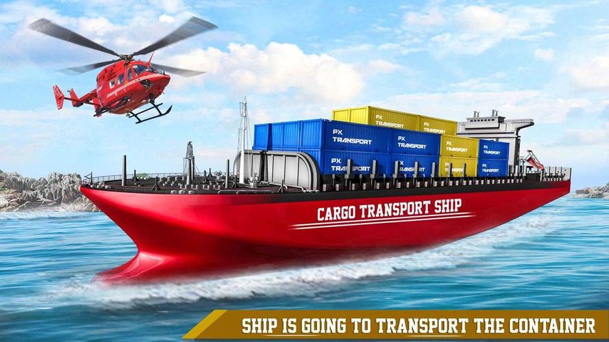 Cargo Transport Truck Driving Captura de pantalla 2