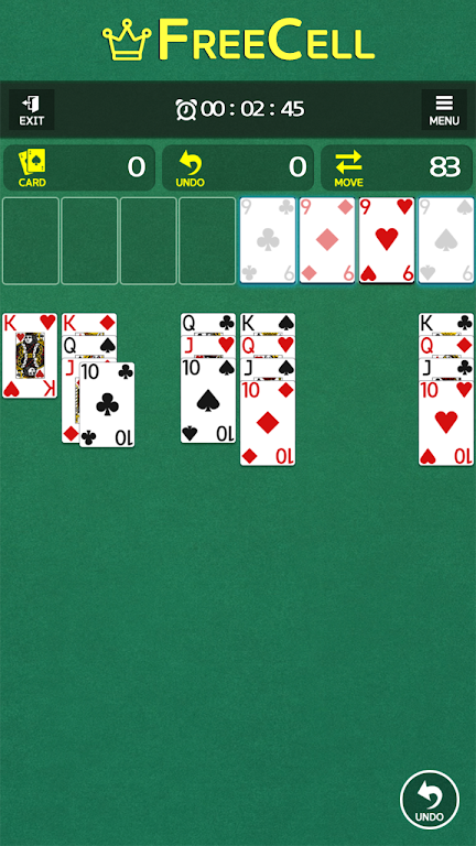 FreeCell - Classic Card Game স্ক্রিনশট 2