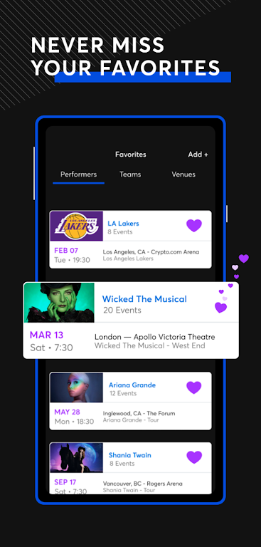 Ticketmaster － Acheter, Vendre Capture d'écran 2