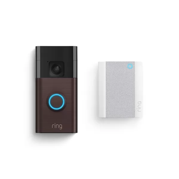 Ring Battery Doorbell with Ring Chime