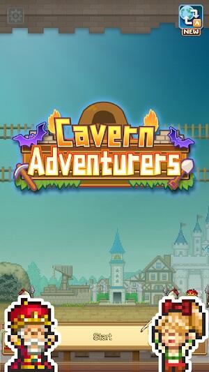 Cavern avonturiers mod apk onbeperkte diamanten en geen wortel