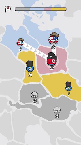 Country Balls: World Clash 螢幕截圖 1