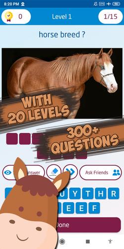 Schermata Guess the horse breed 2