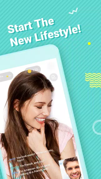 Meet – Talk to Strangers Using Random Video Chat スクリーンショット 1