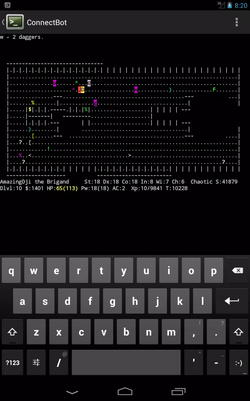 Schermata ConnectBot 3