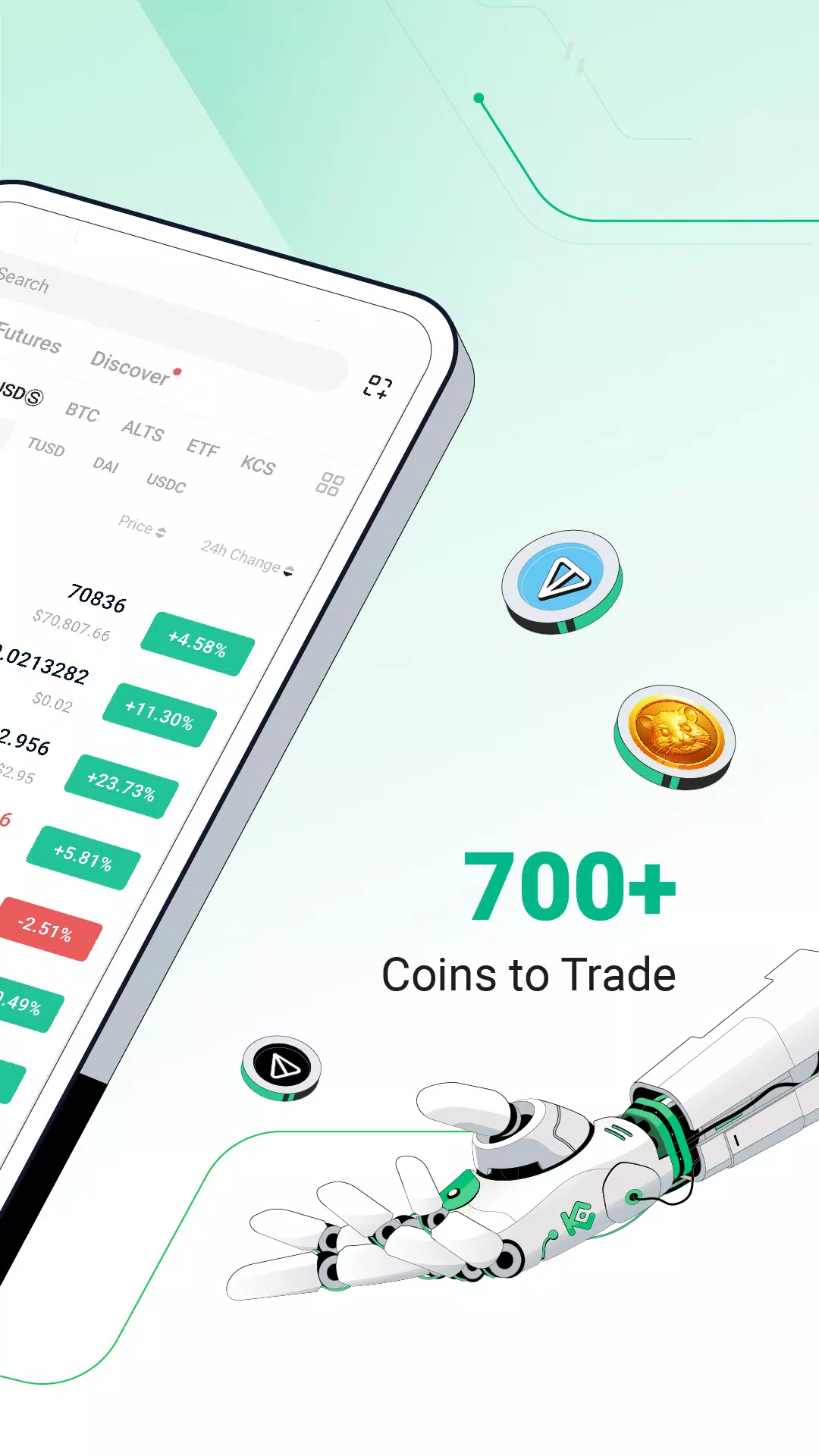 KuCoin Zrzut ekranu 1