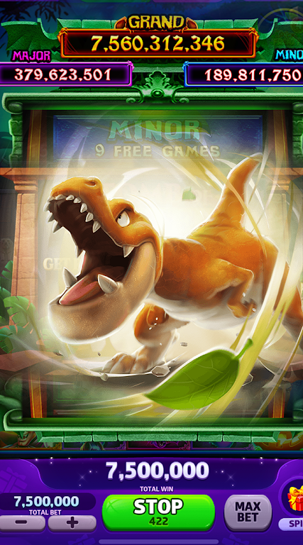 Dino Pixie Slots Adventure Captura de tela 2