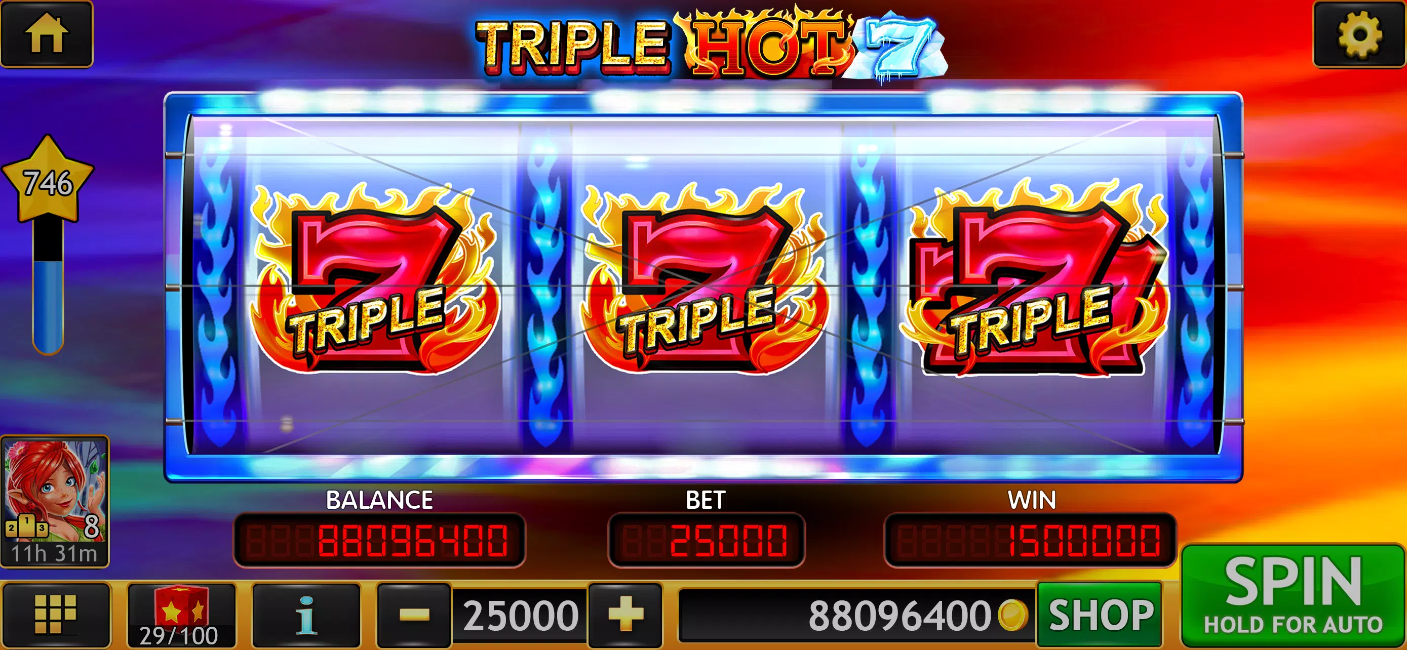 Wild Triple 777 Slots Casino Capture d'écran 2