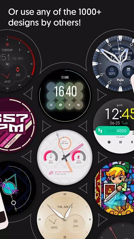 Watch Faces - Pujie - Premium Screenshot 1