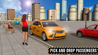 USA Taxi Car Driving: Car Game Ảnh chụp màn hình 0