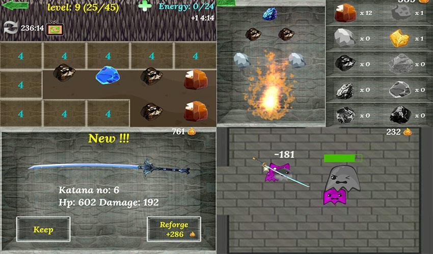 Cursed katana dungeon Скриншот 2