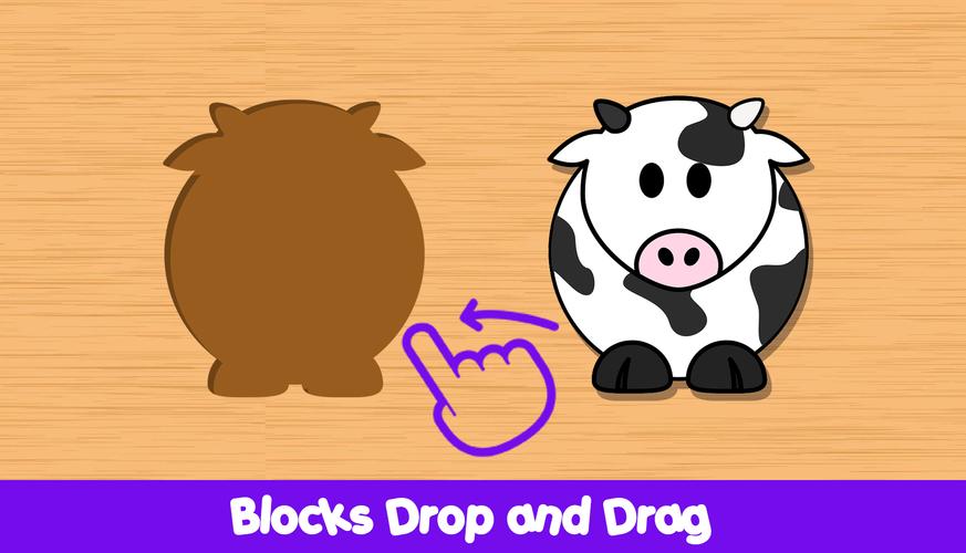 Infant piano with farm animals Скриншот 2