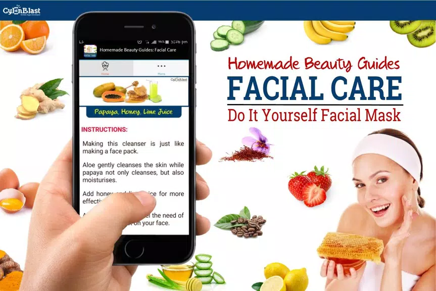 Homemade Beauty: Facial Care 螢幕截圖 2