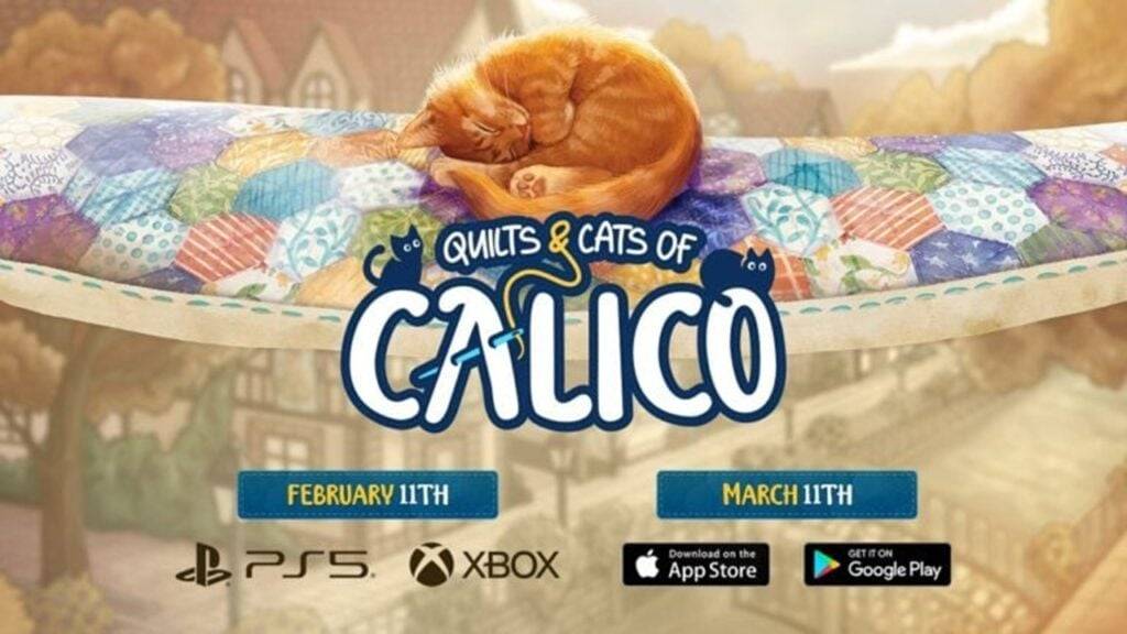 Accoglienti trapunte per puzzler feline e gatti di Calico arriverà presto ad Android!