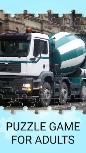 Concrete mixer truck puzzles Screenshot 1