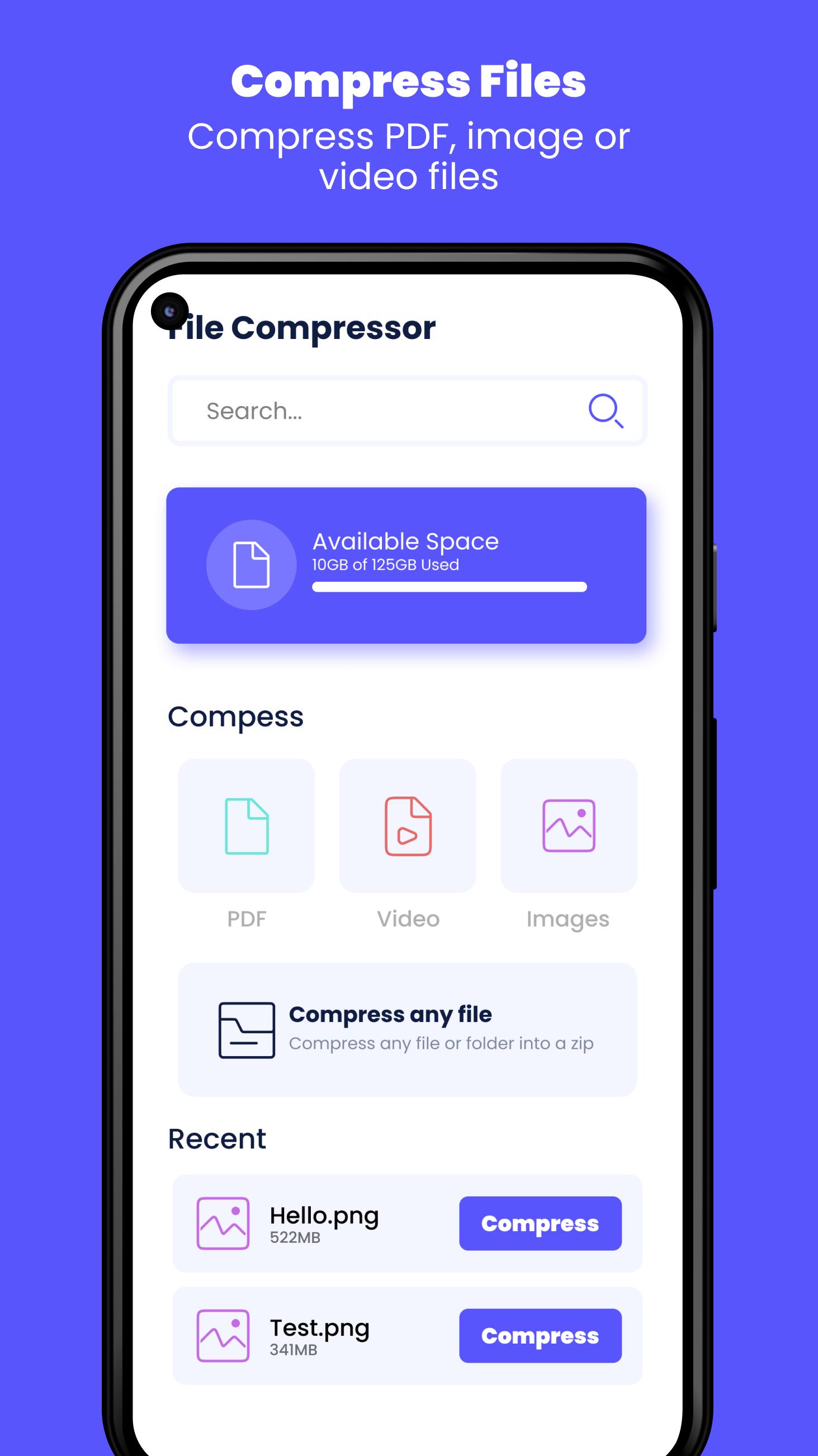 File Compressor: Compress File Screenshot 2