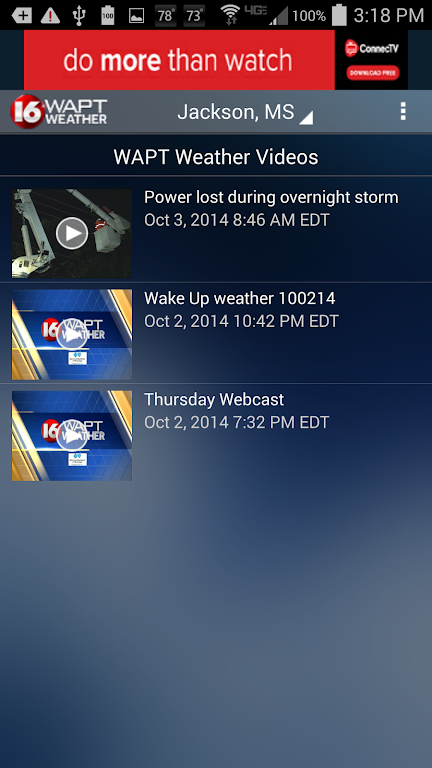 16 WAPT Weather 螢幕截圖 3