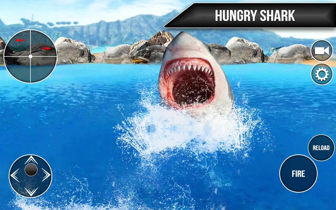 Wild Shark Fish Hunting game Screenshot 0