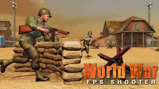 World War Army: War Mission Tangkapan skrin 2