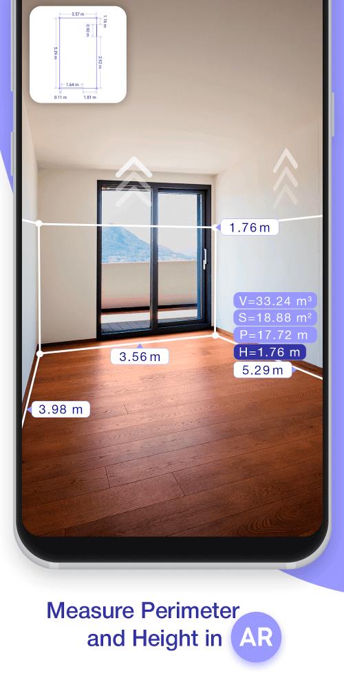 AR Plan 3D Tape Measure Ảnh chụp màn hình 0