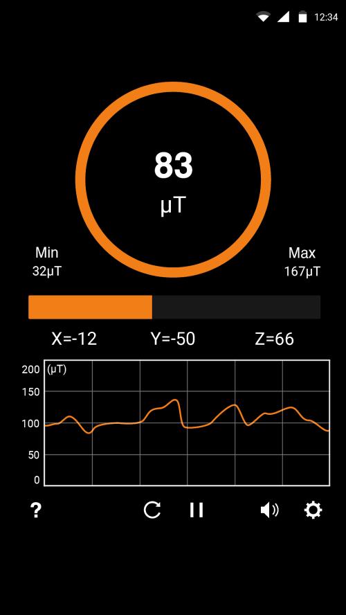 Metals Detector: EMF detector Screenshot 2