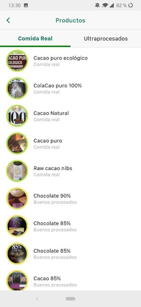 MyRealFood Screenshot 1