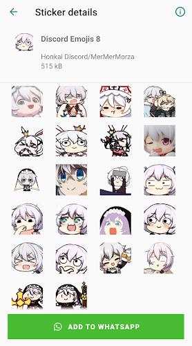 Honkai Whatsapp Stickers Capture d'écran 1