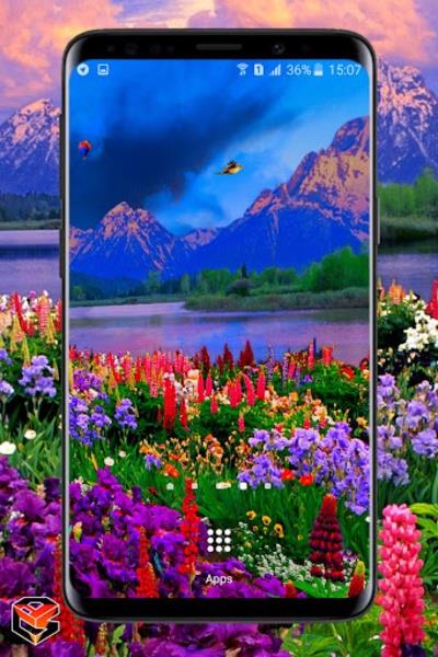 Valley of Flowers live wallpaper Screenshot 0